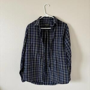 Eddie Bauer Relaxed Fit Plaid Long Sleeve